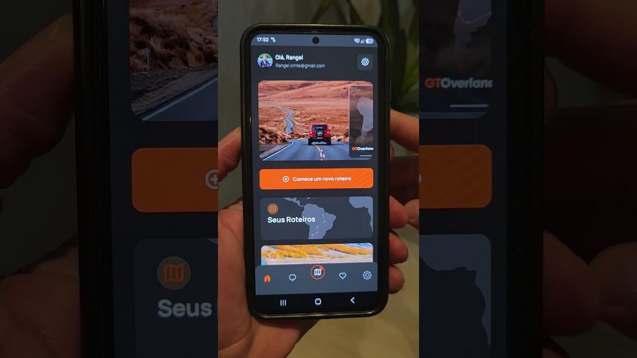 Dica sobre o app de viagem GT Overlander - como achar pontos de apoio offline